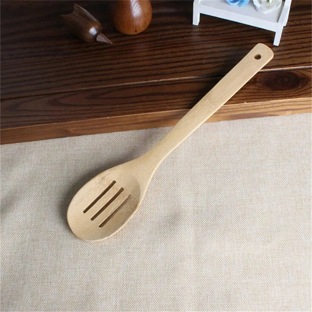 Portable Accessories 6Pcs/Set Kitchen Tools Bamboo Cooking Wooden