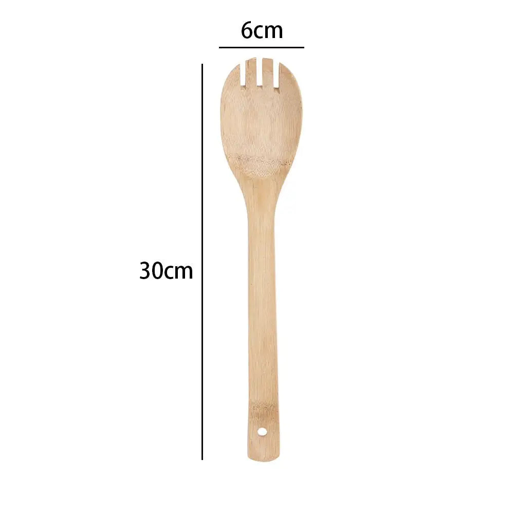 Portable Accessories 6Pcs/Set Kitchen Tools Bamboo Cooking Wooden