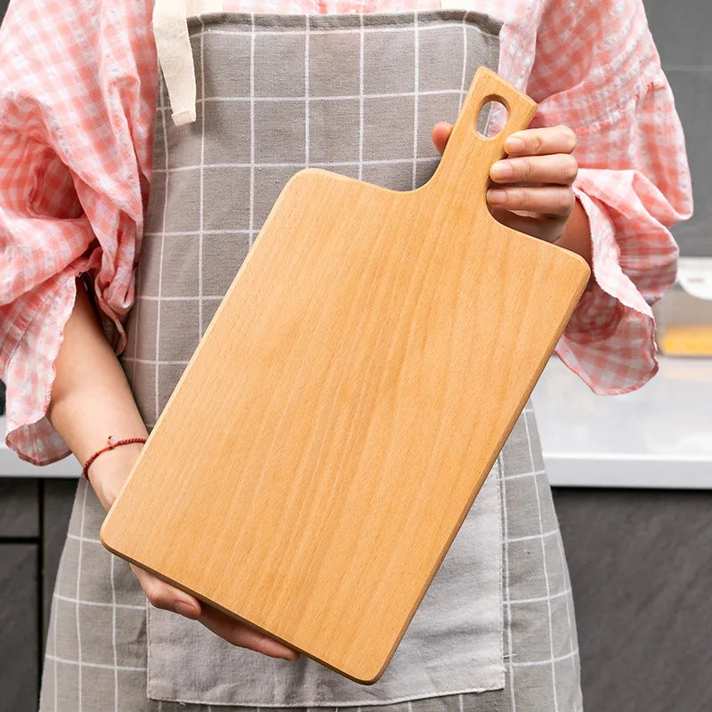 HEMU Beech Chopping Blocks Kitchen Wood Food