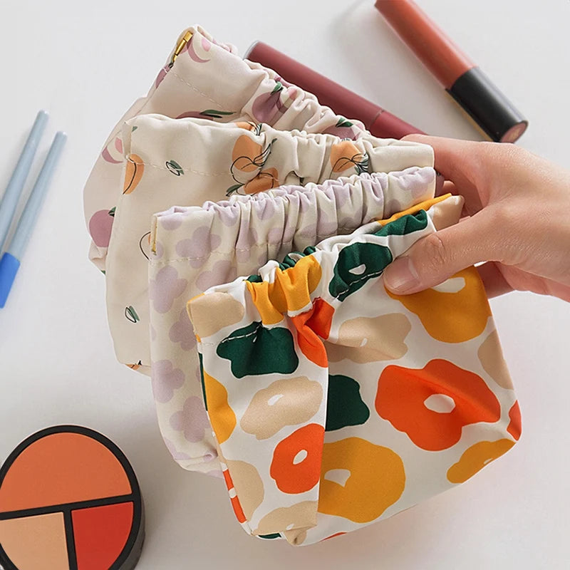 Ins Sanitary Napkin Storage Bag Cosmetics Bag Printed Makeup Women