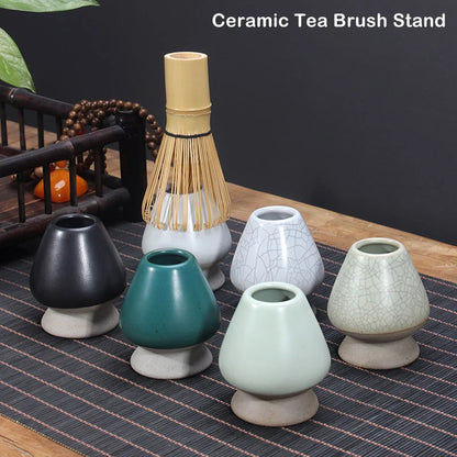 Ceramic Matcha Green Tea Chasen Holder Stand