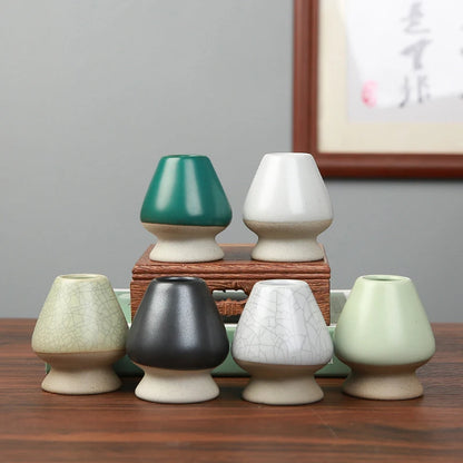 Ceramic Matcha Green Tea Chasen Holder Stand