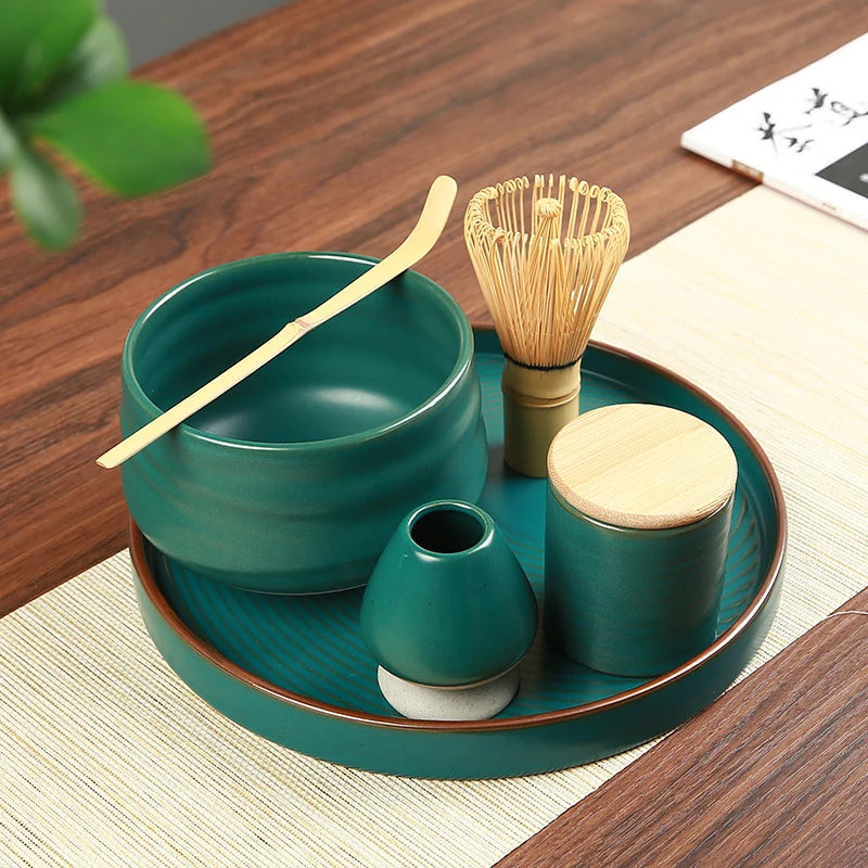 Ceramic Matcha Green Tea Chasen Holder Stand