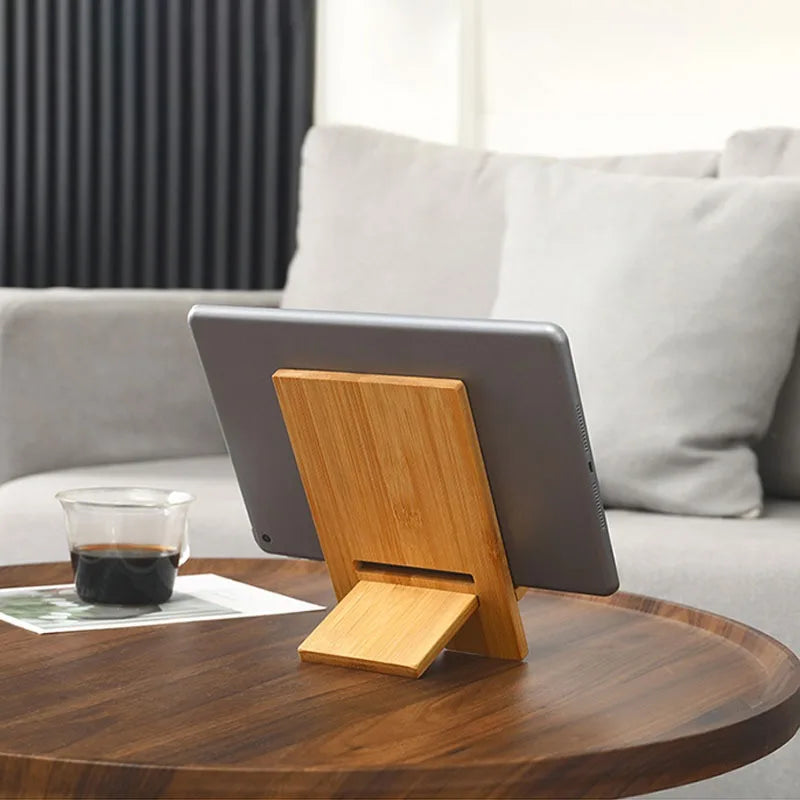 Desktop Bamboo phone holder Practical Wooden