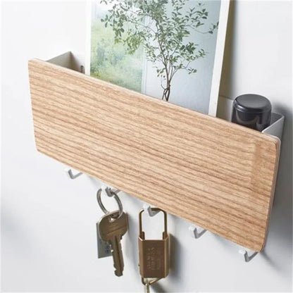 Wall Hanging Bamboo Key Hanger Holder Wall