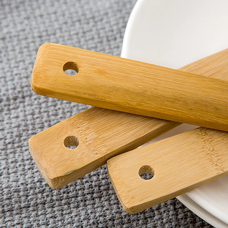 Household Non-Stick Pan Spatula Natural Bamboo Kitchen Spatula Spoon